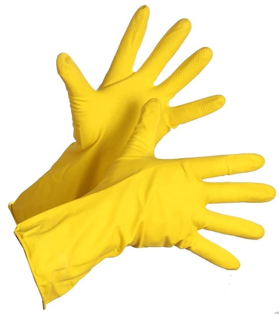Rubber Hand Gloves Reusable Latex Safety Gloves