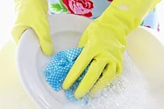 Rubber Hand Gloves Reusable Latex Safety Gloves