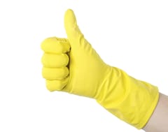 Rubber Hand Gloves Reusable Latex Safety Gloves