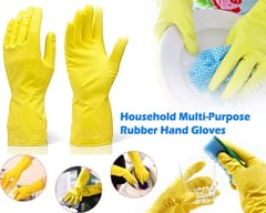 Rubber Hand Gloves Reusable Latex Safety Gloves