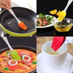Silicon Heat Resistance Oil Brush with Spatula