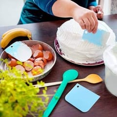 Perfect Plastic Cake Scrapper Smoother Edge Dough Cutter Icing Tools - 3 Pieces