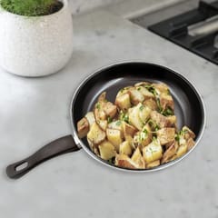 Induction Base Hard Anodized Tadka Fry Pan Nonstick