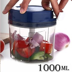 Manual Compact Hand Held Vegetable Chopper/Slicer (1Ltr)