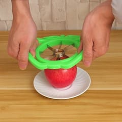 Plastic Apple Cutter Slicer with 8 Blades and Handle