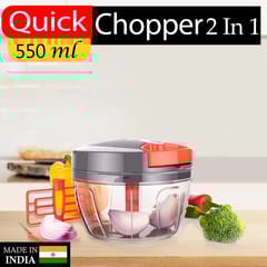 Manual Food Chopper Compact & Powerful Hand Held Vegetable Chopper/Blender