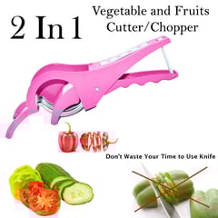 2-in-1 Vegetable and Fruits Cutter/Chopper