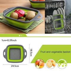 Plastic Folding Basket/Strainer for Kitchen