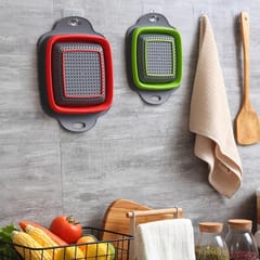 Plastic Folding Basket/Strainer for Kitchen