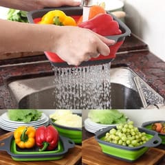 Plastic Folding Basket/Strainer for Kitchen