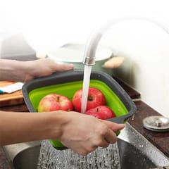 Plastic Folding Basket/Strainer for Kitchen