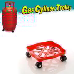 Square Plastic Gas Cylinder Trolley