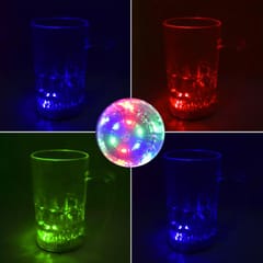 Plastic Rainbow Magic Color Cup with LED Light